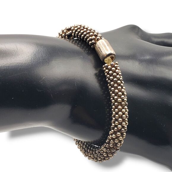 Links London Sterling Silver Effervescence Stretch Bracelet 925 - Picture 3 of 9